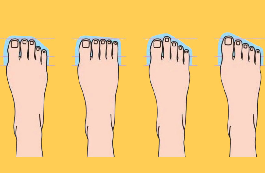 Wat de vorm van je tenen zegt over je persoonlijkheid